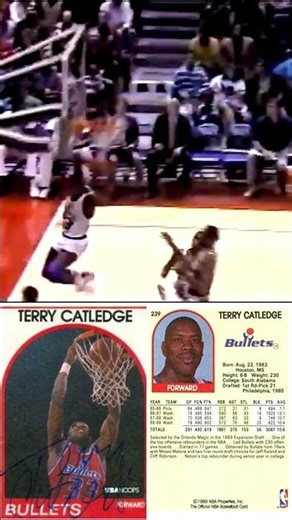 NBA Classic 111 | Terry Catledge Fastbreak Dunk From Jeff Malone | LAL @ WAS - 12/18/88