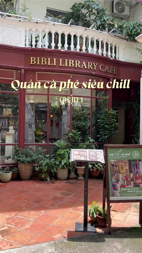 Quán cà phê quận 1 vibe chill | review Library Café Biblio