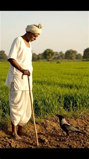 Kisan aur Kauwa🌾 Khet #Mein#comedy #trending #shorts