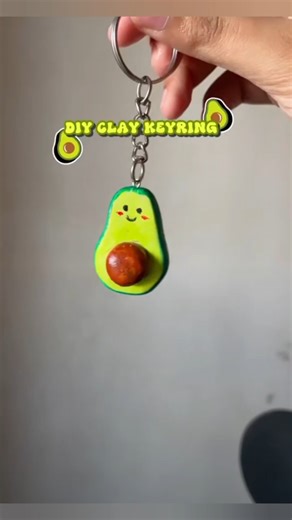 cute clay keychain ideas 💖✨️ #diy #keychain #youtubeshorts #ytshorts