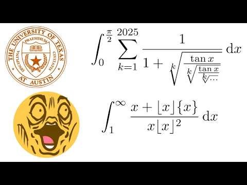 I Tried University of Texas Austin Integration Bee 2025 Semifinals