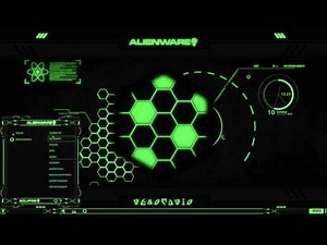 Alienware® Eclipse Green Premium Theme for Windows® Se7en with 7tsp Alienware® Eclipse Icon Pack