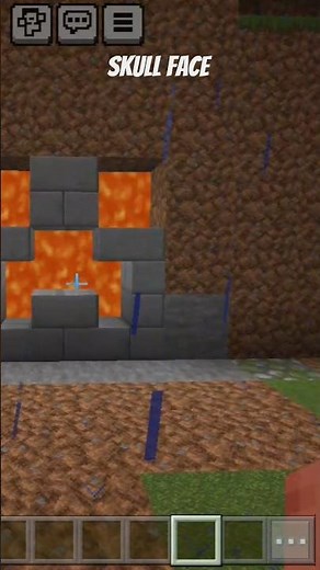 skull face tutorial #minecraft