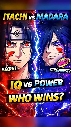 Itachi vs Madara 🔥 Genius vs God of War | Who Would Win? (Naruto Explained)#naruto #shorts #itachi