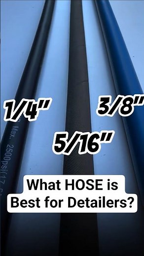 What's the best pressure washer hose for detailers?