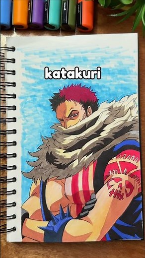 Drawing my favorite One Piece villain Charlotte Katakuri #art #onepiece #viral #katakuri