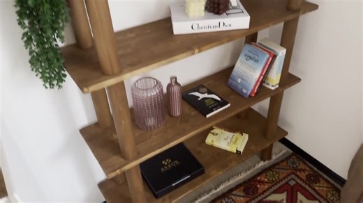 Solid Wood Bookcase, Wooden Bookcase, Solid Wood Shelving Unit, Minimalist Bookshelf, Modern Shelving Unit, Scandinavian Bookshelf - Etsy