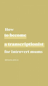 ↓ Making money from home is easy with the right guide!  Learn how to become a transcriptionist with no experience needed. Discover tips on improving your typing skills, choosing the best tools, and finding transcription jobs with our Mums&Co experts. Tap the link in our bio @mums.and.co to find out more! #businessmums #mumsandco #mumpreneurs #smallbusinesstipsandtricks | MUMS&Co | Facebook