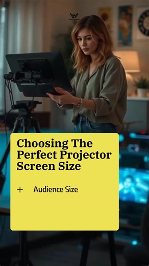 Choosing the right projector screen size enhances your viewing experience! 🎥✨ Follow these tips: 1. Measure your space carefully. 2. Consider the audience distance for optimal size. 3. Aim for a 16:9 aspect ratio for movies and presentations! 📏🖥️ #AngelsMusicProductions #audiovisual #EventEntertainment #DJServices #AVRentals #PhotoBoothFun #EventLighting #ImmersiveExperiences #PartyWithAngels #EventProduction #leddancefloor #projectionmapping | Angels Music Productions