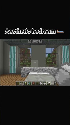 Aesthetic Minecraft Bedroom Design 🌙 Cozy & Modern Build#minecraft #minecraftshorts