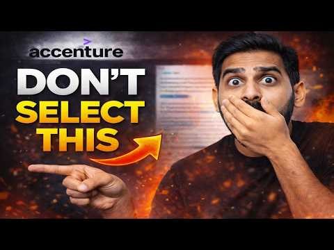 🔥“Before You Choose Your Stream in Accenture… Watch This”