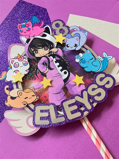 Handmade Aphmau Cake Topper: Anime Birthday Party Decor - Etsy