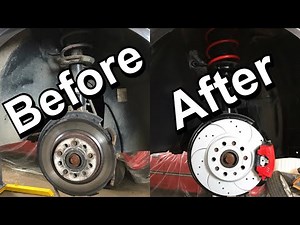 Audi A3 8P (Sportback) hatchback modifications Upgrading the suspension and brakes..PART 1 Tdi