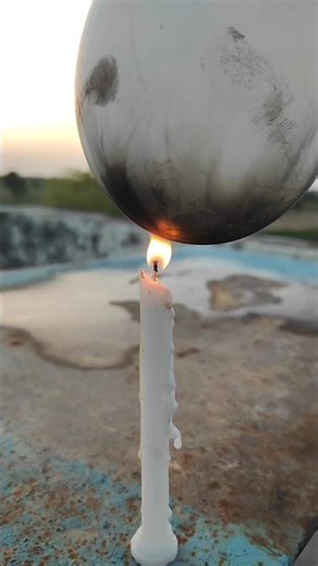 Fireproof Balloon🎈🔥| #scienceexperiment