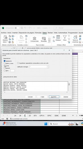 17K views · 492 reactions | Dividir texto en excel #smartphone #apps #tips #PowerPoint #Excel #tecnologia #word | raymon_acuna | Facebook