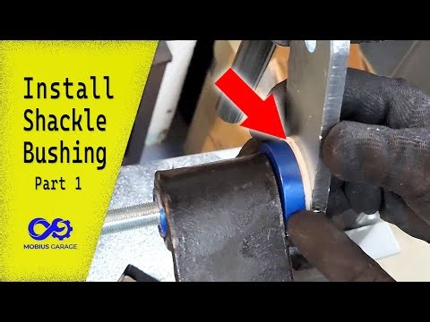Removed Leaf Spring to Install Global West Shackle Bushing - Part 1