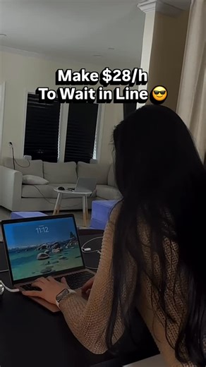 Anna | Digital Wealth Mentor on Instagram: "Did you know you can literally get paid to stand in line? 💸 Apps like TaskRabbit have a category for “Waiting in Line.” People will pay you an average of $28 an hour to stand in line for new product launches, concert tickets, or even a table at a trendy restaurant. It is probably the easiest “job” you can find. You just show up, stand there, and get paid. But here is the breakdown of that math: ☕️ To make a full-time income waiting in line, you’d have