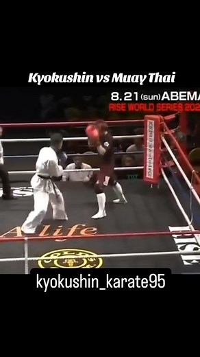 Muay Thai Vs Kyokushin Karate Knock out #fypシ゚viralシ #karate #fyp #kyokushin #viral #trending #muaythai #Kyokushinnerd | Greg Maluma