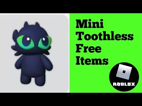 How To Get Mini Toothless Free Items In Roblox.