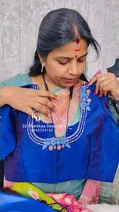 Beautiful embroidery blouse designs