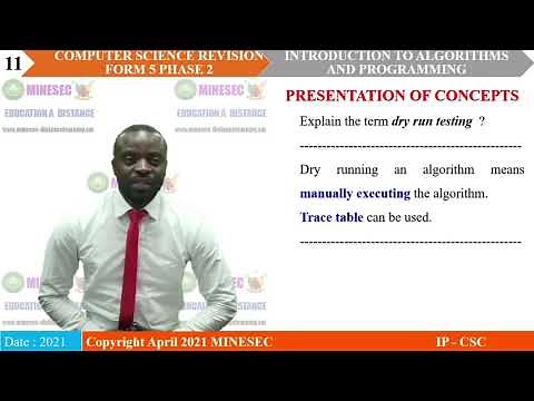 IP-INFO Computer Science Form 5 Revision Phase 2 Introduction to algorithms and programming