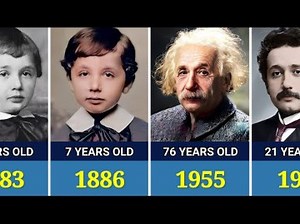 阿尔伯特·爱因斯坦 - 从 4 岁到 76 岁的演变_哔哩哔哩_bilibili