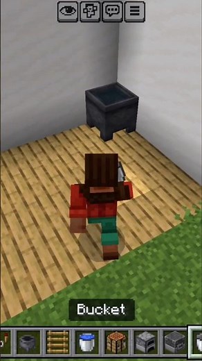 Minecraft: Easy Hidden Base Using a Cauldron! (No Mods) 🔥💧