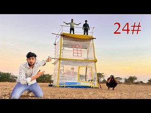 Living In Transparent Home For 24 Hours 😳 We Built 100% Transparent House