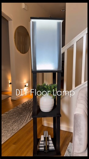 22K views · 5.2K reactions | ✨DIY Floor Lamp杖✨✨Comment “Shop” for links  to get the items used in this post! Sharing a cool DIY floor lamp. This was super easy and long lasting. I love it! Are you inspired to try this☺️ #DIY #DIYProjects #DIYRoomDecor #EastDIYDecor #HomeDecorDIY #CraftyCreations #HandmadeHome #DIYDecor #HomeImprovement | Paula Rogers | Facebook
