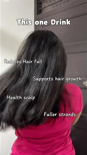 1 drink for hair problems✨ check the pinned comment #viral #haircareroutine #thickhair #healthyhair