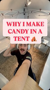 Running a small business often means getting creative when it comes to solving problems. Since I started cooking in this kitchen nearly a year and a half ago, summer heat and humidity have been a constant challenge. And now that I’ve added hard candies to the mix, it’s become an even bigger issue. So—time to get inventive! I set up a temperature-controlled tent with a portable air conditioner. This little setup lets me regulate both the heat and humidity, creating the perfect environment for can