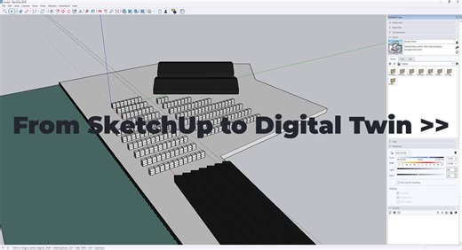 #sketchup #powerbi #3dbi #digitaltwin #datavisualization #businessintelligence #assetmanagement #facilitymanagement #constructiontech #portmanagement #warehousemanagement #digitaltransformation… | Kenny Geyskens
