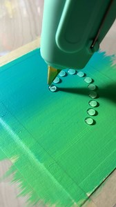 Watch very creative unique acrylic painting ideas with hot glue😍 Save video for later❤ Creative Art & Craft Ideas #Art #Nature #Creativity #Painting #gluegun | Creative Art & Craft Ideas