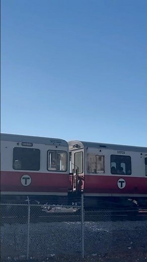 Classic MBTA Red Line Trains in and Around Boston