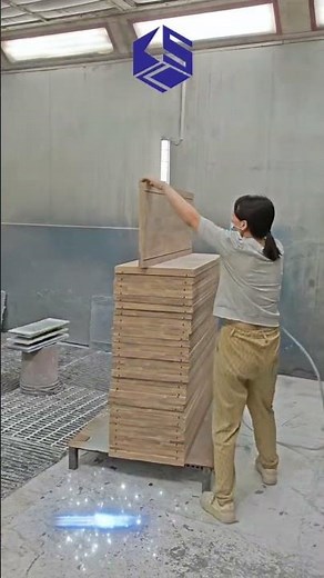 Professional Painting & Drying Process