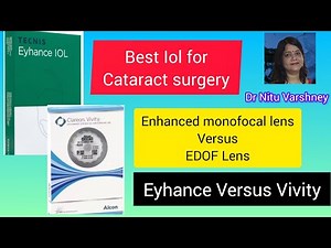 Eyhance ( J & J ) versus Vivity ( Alcon ). Best eye Lens for Cataract operation.