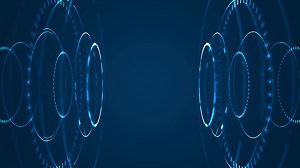 spinning circles abstract HUD user interface