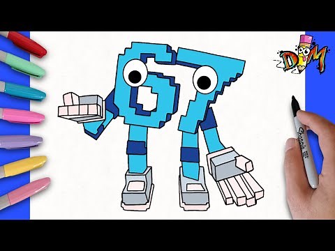 How to Draw 67 (Six Seven) Steal a Brainrot | como dibujar a six seven | Italian Brainrot