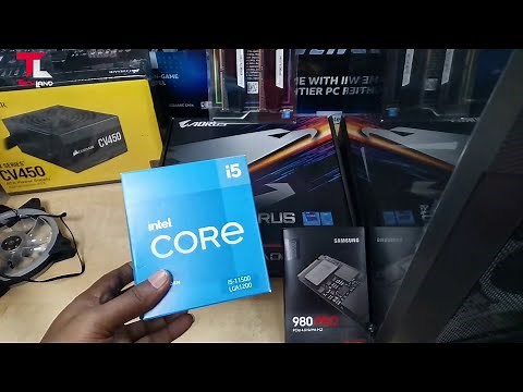 intel Core i5 11500 11th Gen PC Build with Gigabyte B560M AORUS ELITE Nvme 980pro 250GB |Tech Land
