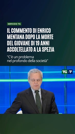 TgLa7 on Instagram: "È morto la sera di venerdì 16 gennaio il diciannovenne italiano, di origine egiziana, accoltellato questa mattina da un coetaneo all'istituto Einaudi-Chiodo di La Spezia. A confermarlo l'Asl 5 spezzina. Nel pomeriggio il giovane era stato operato e trasferito in rianimazione, superando un primo delicatissimo step che aveva fatto sperare in un esito positivo. Troppo grave si rivelata la profonda ferita a fegato, diaframma e polmone provocata dalla coltellata inflitta dal comp