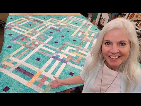 THIS IS SIMPLE?? FABULOUS "BAKER'S LATTICE" QUILT!!