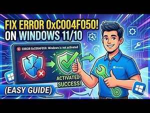 Solve Windows Activation Error 0xC004F050 (Step-by-Step)