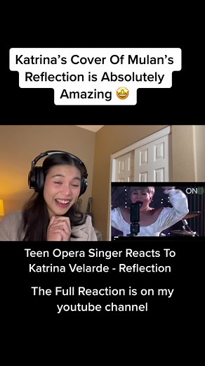 Teen Opera Singer Reacts to Katrina Velarde's 'Reflection'