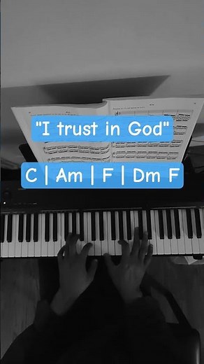 I trust in God on piano #youlearnmusic #gospelmusic #learnpiano #pianotutorial #adultpianobeginner