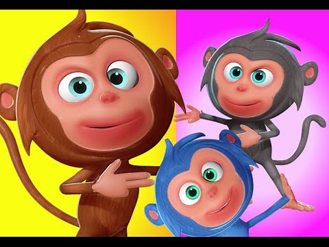 Five Little Monkeys Jumping On The Bed Nursery Rhyme | Videogyan 3D Kids Rhymes