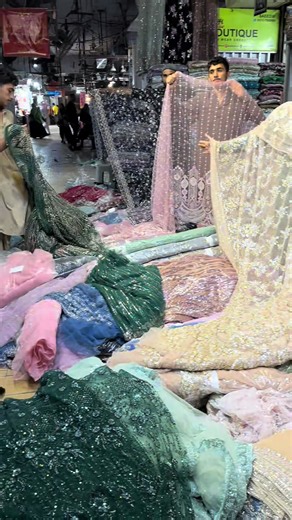 Elegant Bridel Heavy Cutdana Work Fabric for Valima Reception