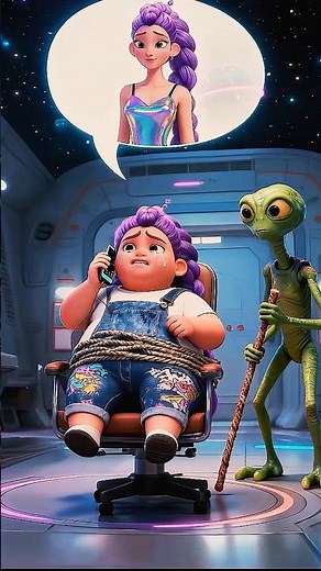 Kidnapped by Aliens!? Her Mom Turned Into a Space Hero! 😱#shorts #scifi #alien #mom #space #UFOs