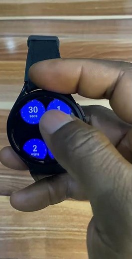 Timer app on Galaxy Watch 6 Classic (set multiple timers)