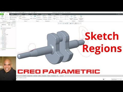 Creo Parametric - Sketch Regions and the Master Sketch Technique