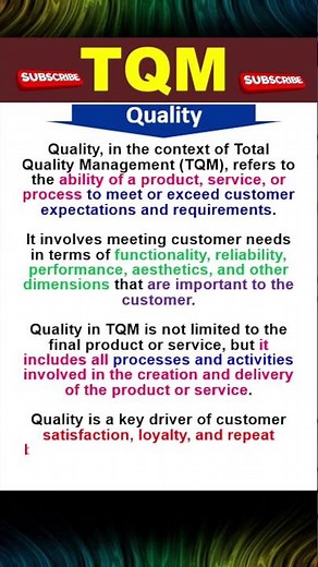What is TQM ?